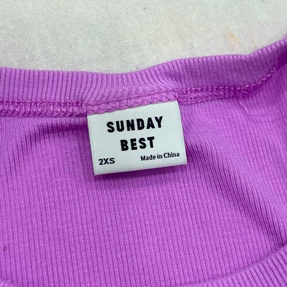 Aritzia Sundays best gorgeous lilac/purple top! - Picture 2 of 2